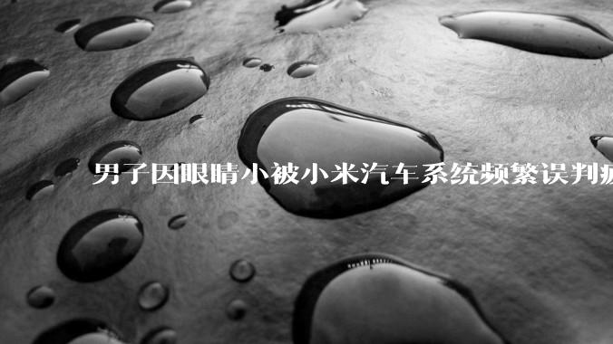 男子因眼睛小被小米汽车系统频繁误判疲劳驾驶，一路提醒20多次，这是智能汽车通病吗？怎么解决该 bug？