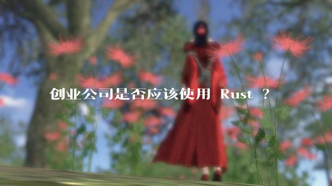 创业公司是否应该使用 Rust ？