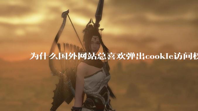 为什么国外网站总喜欢弹出cookie访问权限弹窗，国内网站却没有，这么做有什么意义？