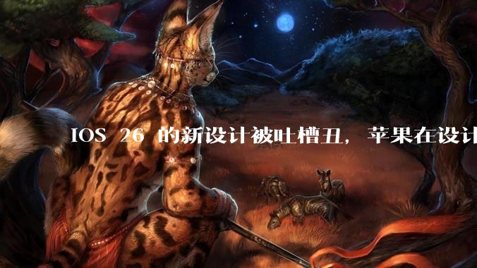 iOS 26 的新设计被吐槽丑，苹果在设计更新时考虑了哪些因素？你对这一设计都有哪些评价？