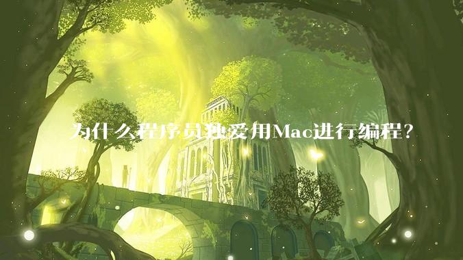 为什么程序员独爱用Mac进行编程？